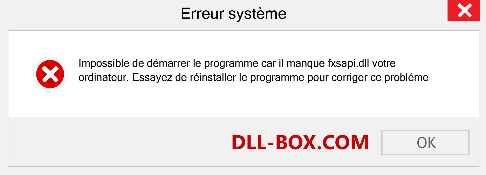 Le fichier fxsapi.dll est manquant ?. Télécharger pour Windows 7, 8, 10 - Correction de l'erreur manquante fxsapi dll sur Windows, photos, images